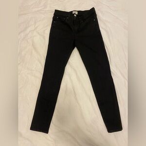 J. Crew Women's Black Skinny Jeans